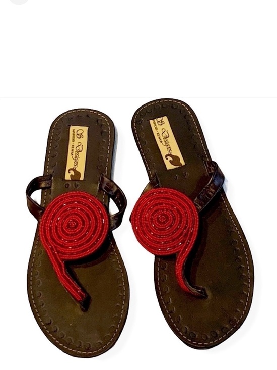 S Designs Shoes - S designs nairobi kenya beaded leather san…